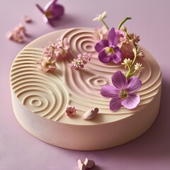 Innovative 3D-printed desserts featuring intricate geometric designs and precise details, combining modern technology with gourmet artistry.