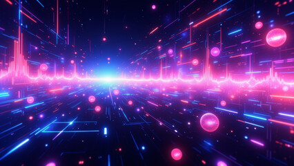 Obraz premium anime wallpaper abstract illustration background..