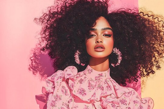 Reimagined Candy-Colored Tech and Fashion on a Latin American Woman