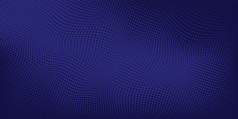 Dots halftone yellow and dark blue color pattern gradient grunge texture background. vector grunge. modern