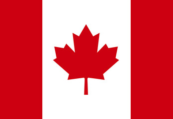 Canada flag illustrator national