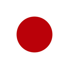 japan flag illustrator national of round