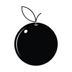 green apple icon vector illustration