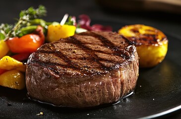 Grilled Steak with Roasted Vegetables