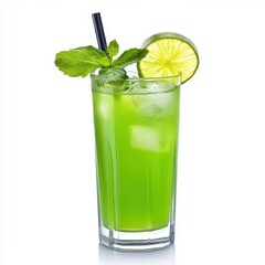 Adult Mojito on white background