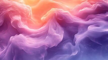 Fototapeta premium Abstract Swirling Hues of Purple Pink and Orange