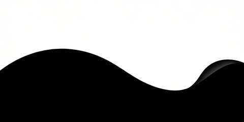 A black and white image of a wave