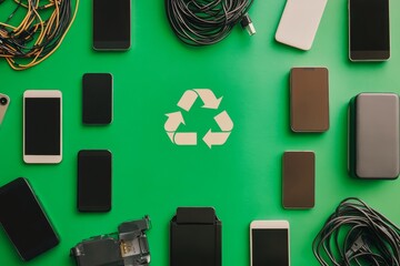 Recycle e waste Smartphone tablet electronic device recycling