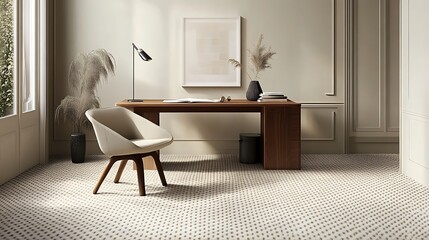 Modern Minimalist Home Office Workspace Design