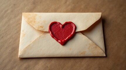 Heartfelt Letter Sealed With Love for Valentine's Day Celebration