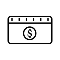 Credit card icon vector.money card icon,Credit card payment icon vector