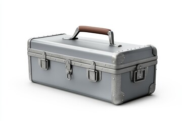 A sleek, modern toolbox with a sturdy design, perfect for storing and organizing tools for home improvement and DIY projects.