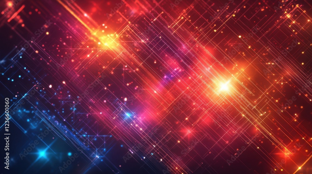 Poster cryptocurrency blockchain network background. bright glowing symbols. futuristic big data informatio