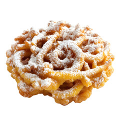 Delicious Funnel Cake  Sweet Treat  Fair Food  Golden  Crispy  Powdered Sugar  Carnival Fo