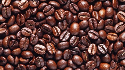 Roasted Coffee Beans: A Rich Brown Delight