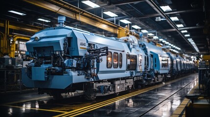 High-speed Train Assembly Line: A Glimpse into Modern Rail Manufacturing