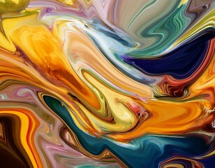 Fototapeta premium colorful abstract background wallpaper modern motif visual art mixtures of oil paint trendy hand painting canvas wall decor and wall art prints idea 3d texture art object