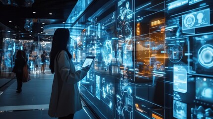 Obraz premium Understanding Customer Segments via Digital Boards and Avatars