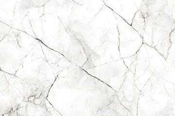 Fototapeta premium White Marble Texture Background Cracked Stone Surface