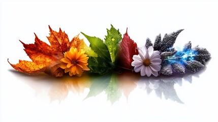 Four Seasons in a Single Breathtaking Floral Arrangement