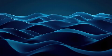 Fototapeta premium Blue wave with a lot of detail