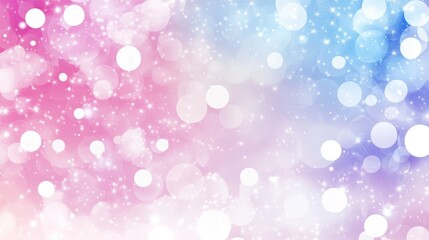 Soft Pink and Lavender Gradient Sky Background with Bokeh Effect