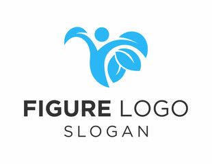 Logo about Figure created using the CorelDraw application. on a white background.