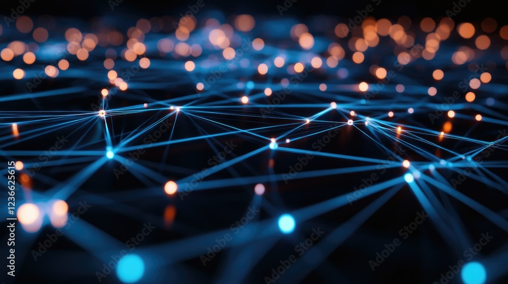 Poster digital technology network connection