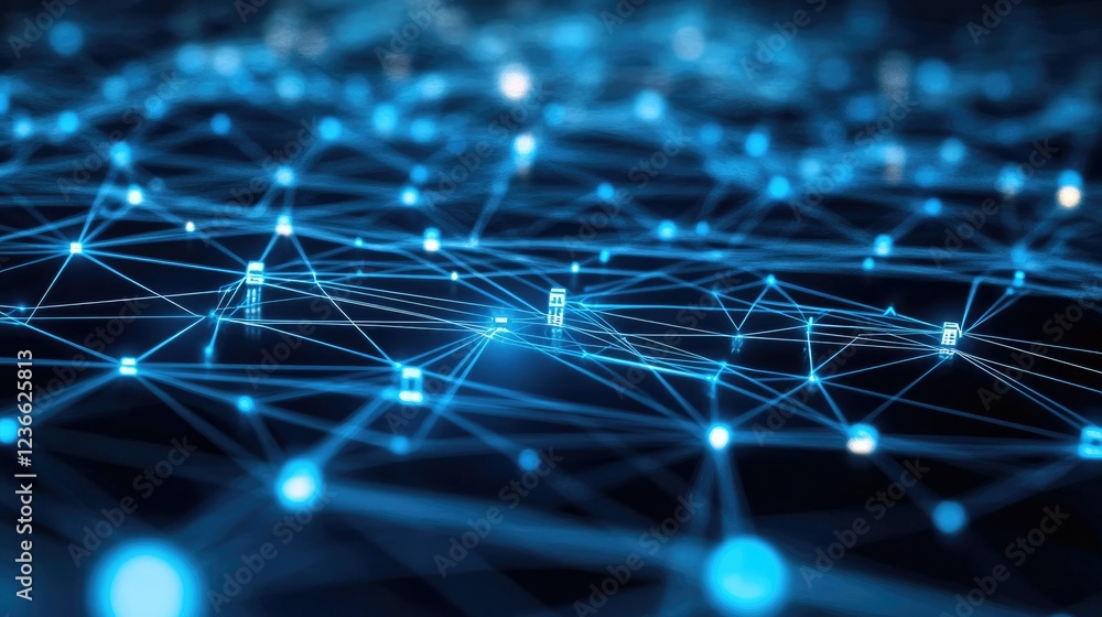Poster digital technology network connection
