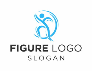 Logo about Figure created using the CorelDraw application. on a white background.