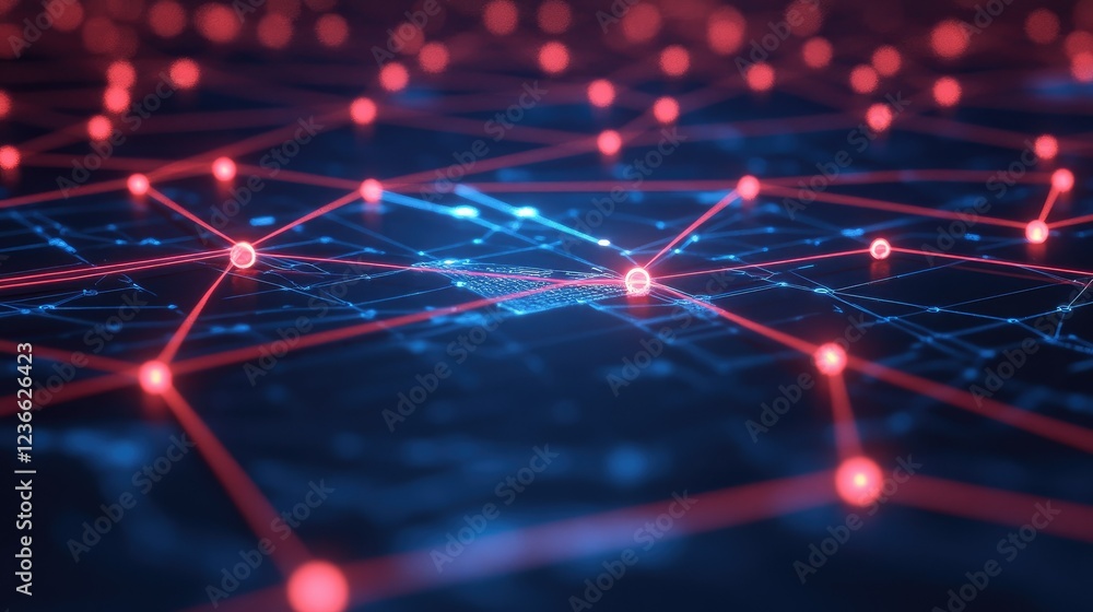 Poster digital technology network connection