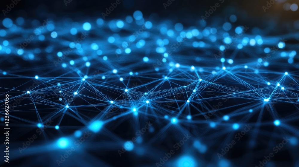 Aufkleber digital technology network connection