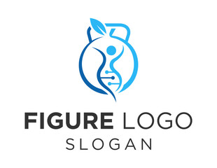 Logo about Figure created using the CorelDraw application. on a white background.