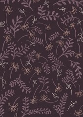 Obraz premium seamless floral pattern