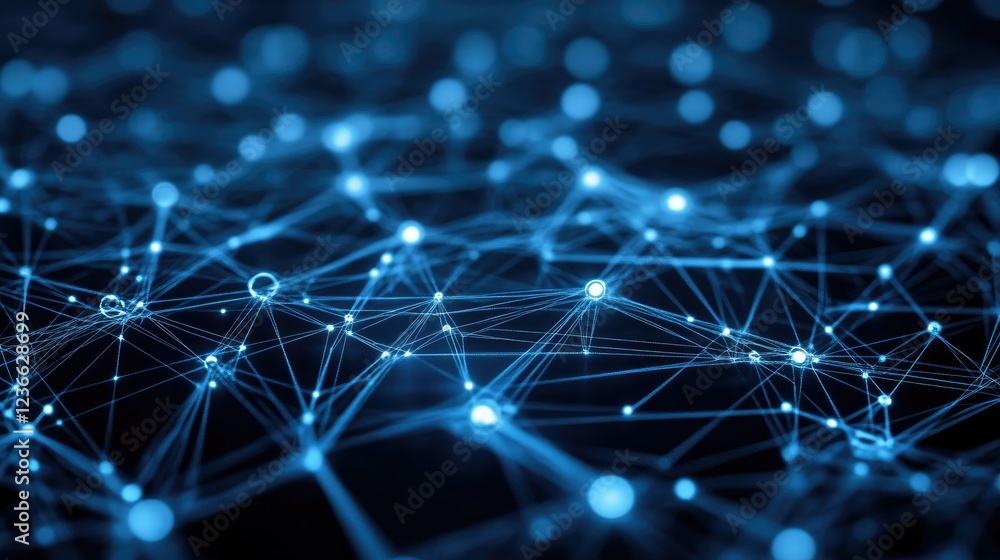 Poster digital technology network connection