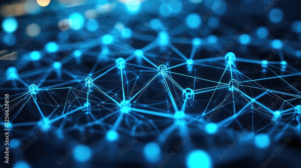 Poster digital technology network connection
