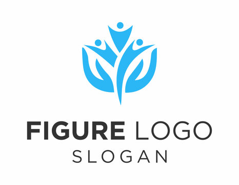Logo about Figure created using the CorelDraw application. on a white background.