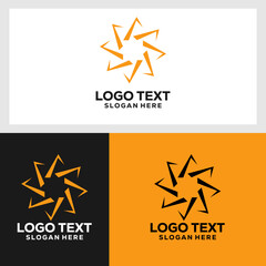 abstract logo for your business cyrcle element design logo vector icon