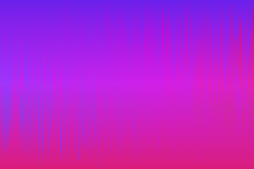 Abstract purple background with speed lines pattern. Technology neon gradient for banner with glitch effect. Digital striped futuristic texture bg. Vector