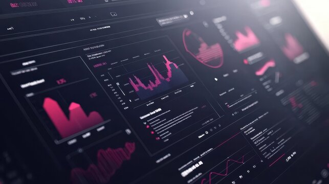 Infographic dashboard template. Modern ui interface, admin panel with graphs, chart and diagrams. Analytical vector report