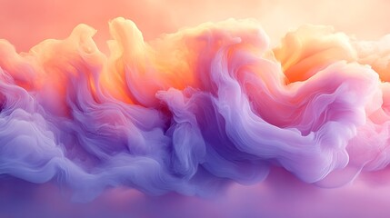 Fototapeta premium Abstract Pastel Swirls of Color in Motion