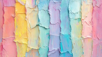 Iridescent pastel rainbow texture, gentle hues blending in soft focus