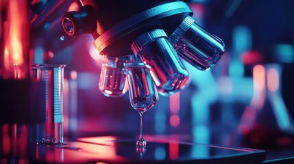 Scientific research abstract concept vector illustrations.