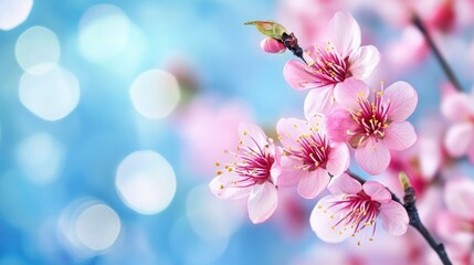 beauty flower blooming, nature background