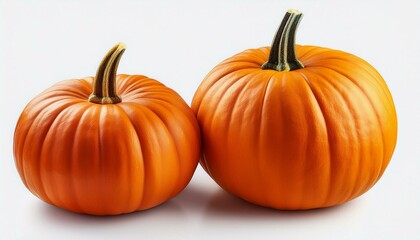 Obraz premium Pumpkin isolated on white background. Jack-o'-lantern 