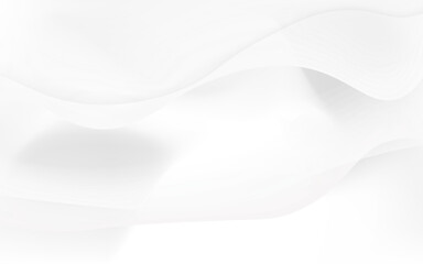 Abstract white wave light modern background smooth gradient texture