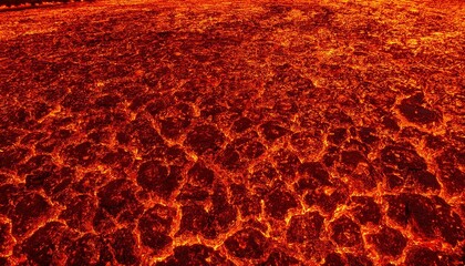 Molten lava texture background. Burning floor.
