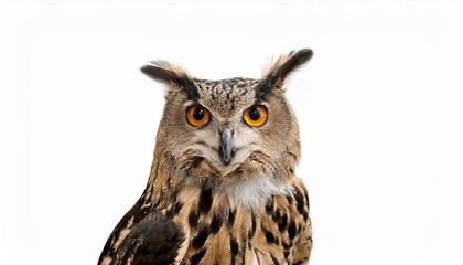 Owl isolated. Owl isolated on white background.	
