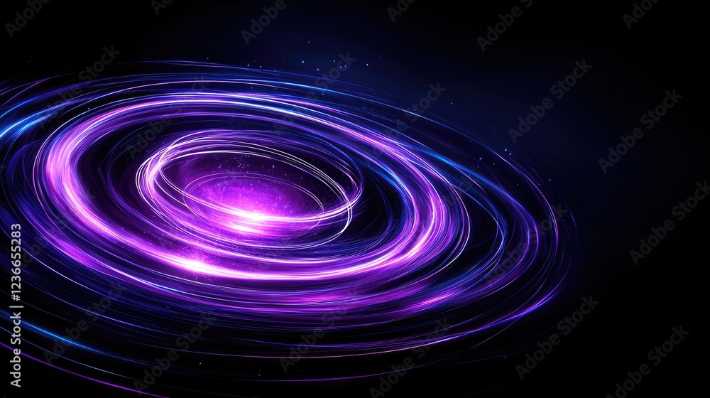Poster cosmic swirl effect digital space abstract image dark background artistic viewpoint imagination and 