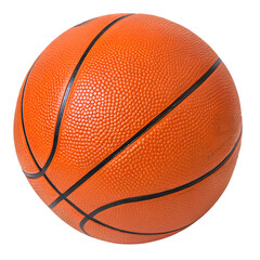 Orange Basketball Isolated On Transparent Background